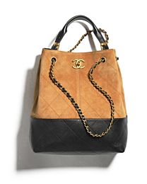 Chanel Shopping Bag Coffee