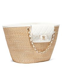 Chanel Large Shopping Bag AS5952 White