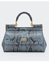 Dolce Gabbana Small Sicily Handbag Blue