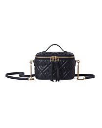 Fendi Vanity Mini Bag In Nappa Leather With Ff Pattern 8BS108