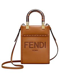 Fendi Mini Sunshine Shopper 8BS051 Coffee