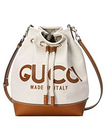 Gucci Small Shoulder Bag With Gucci Print 772856 Coffee