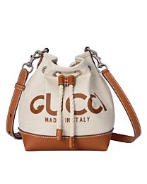 Gucci Mini Shoulder Bag With Gucci Print 777166 Coffee