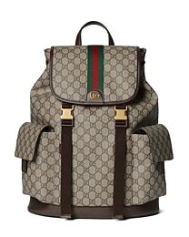Gucci Ophidia Large Backpack Dark Coffee