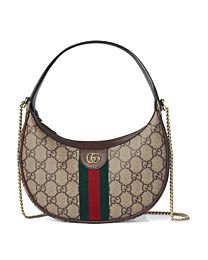 Gucci Ophidia Small Shoulder Bag Dark Coffee