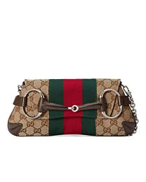 Gucci Horsebit Chain Small Shoulder Bag 764339 Dark Coffee