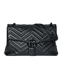 Gucci GG Marmont Medium Shoulder Bag 850676 Black