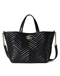 Gucci Betty Medium Tote Bag 847387 Black