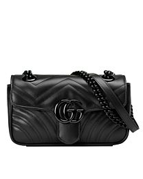 Gucci GG Marmont Quilted Mini Bag Black