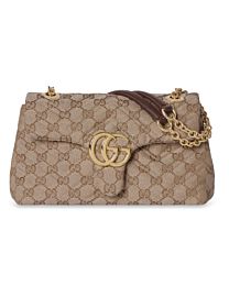 Gucci GG Marmont Small Shoulder Bag 855371 Apricot
