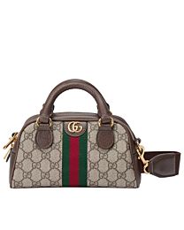 Gucci Ophidia Mini GG Top Handle Bag 724606 Dark Coffee