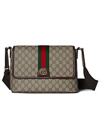 Gucci Ophidia Medium Messenger Bag Dark Coffee