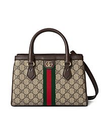 Gucci Ophidia Small Tote Bag Dark Coffee