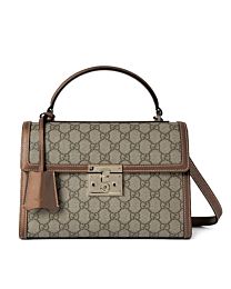 Gucci Padlock series medium-sized handbag Coffee