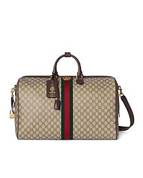 Gucci Savoy Large Duffle Bag Dark Coffee