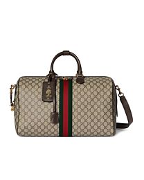 Gucci Savoy Medium Duffle Bag Dark Coffee