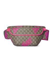 Gucci Sac ceinture avec imprime grand format Pink