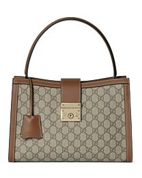 Gucci Padlock Large Top Handle Bag 838991 Coffee