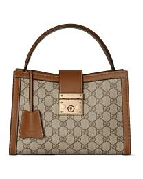 Gucci Padlock Medium Top Handle Bag 838992 Coffee
