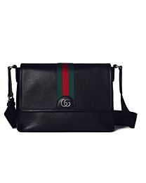 Gucci Ophidia Medium Messenger Bag Black