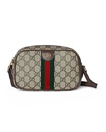 Gucci Ophidia Small Camera Bag Dark Coffee