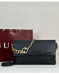 Gucci Large Shoulder Bag With Chain 857362 Black