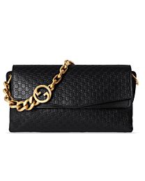 Gucci Medium Shoulder Bag With Chain 857622 Black