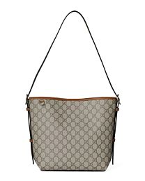 Gucci GG Emblem Small Shoulder Bag 848881 Coffee