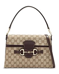 Gucci Horsebit Duomo Medium Top Handle Bag A006N6 Dark Coffee