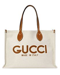 Gucci Medium Tote Bag With Gucci Print 772176 