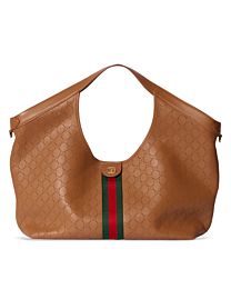 Gucci Giglio Large Tote Bag 853971 Coffee