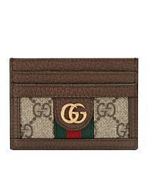 Gucci Ophidia GG card case 523159 Dark Coffee