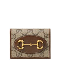 Gucci 1955 Horsebit Card Case Wallet 621887 Coffee