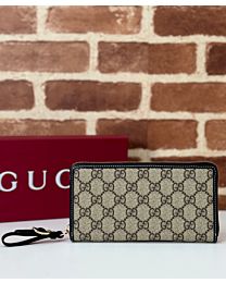Gucci Canvas Full-Zip Wallet