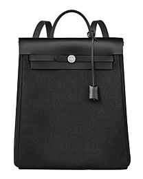 Hermes Herbag A Dos Zip Retourne Backpack Black