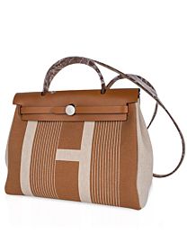 Hermes Herbag Zip 31 Coffee