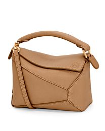 Loewe Mini Puzzle Bag In Soft Grained Calfskin 