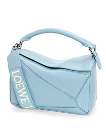 Loewe Small Puzzle Bag In Satin Calfskin 