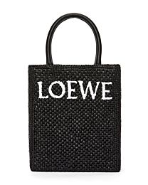 Loewe Standard A5 Tote Bag In Raffia 