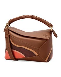 Loewe Small Puzzle Edge Landscape Bag In Nappa Calfskin