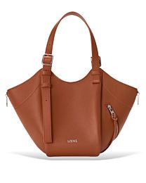 Loewe Hammock Flip Bag In Classic Calfskin