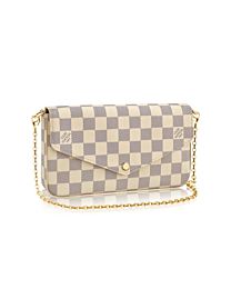 Louis Vuitton Pochette Felicie N63106 White