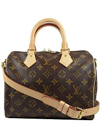 Louis Vuitton monogram speedy M40390 Brown