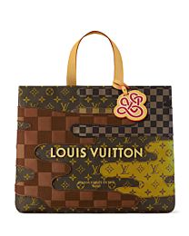 Louis Vuitton Shopper Tote MM M15274 Brown