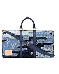 Louis Vuitton Keepall Bandouliere 50 M26117 Blue