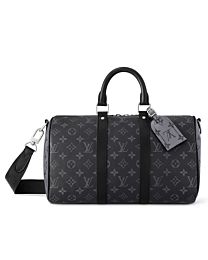 Louis Vuitton Keepall Bandouliere 35 M46655 Black