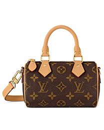 Louis Vuitton Nano speedy bag Brown