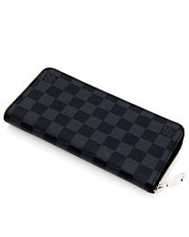 Louis Vuitton Damier Wallet N63095 Black