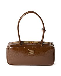 Miumiu Beau Naplak Patent Leather Bag 
