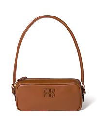 Miu Miu Leather Pouch 5NE024 Coffee